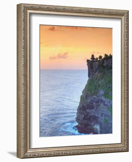 Indonesia, Bali, Uluwatu Clifftop Temple-Michele Falzone-Framed Photographic Print