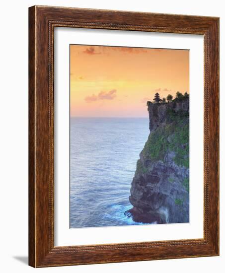 Indonesia, Bali, Uluwatu Clifftop Temple-Michele Falzone-Framed Photographic Print