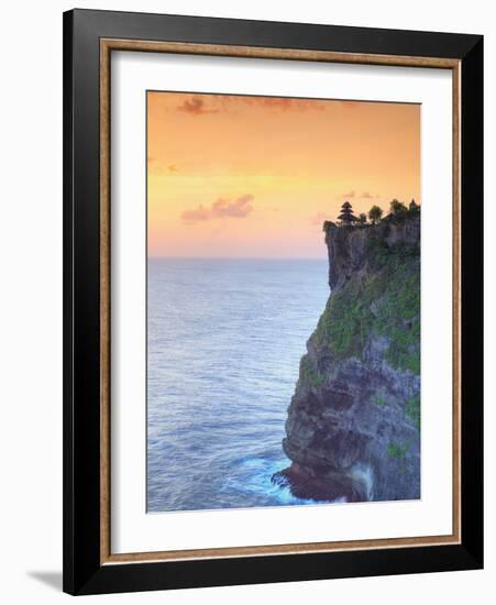 Indonesia, Bali, Uluwatu Clifftop Temple-Michele Falzone-Framed Photographic Print