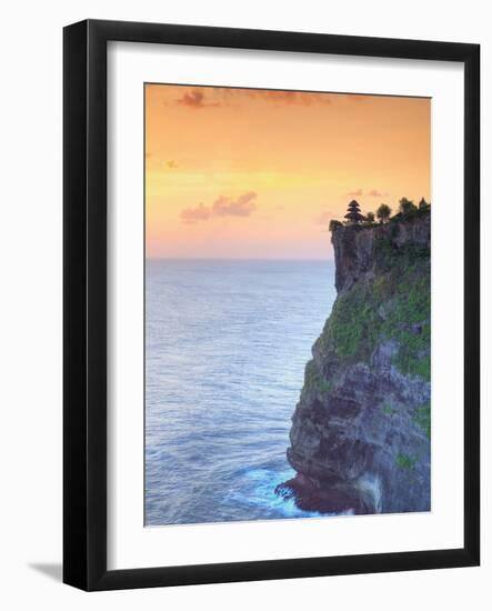 Indonesia, Bali, Uluwatu Clifftop Temple-Michele Falzone-Framed Photographic Print