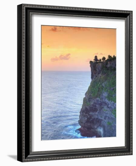 Indonesia, Bali, Uluwatu Clifftop Temple-Michele Falzone-Framed Photographic Print