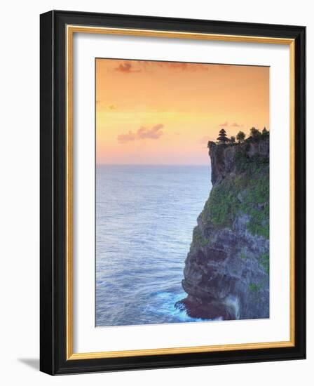 Indonesia, Bali, Uluwatu Clifftop Temple-Michele Falzone-Framed Photographic Print