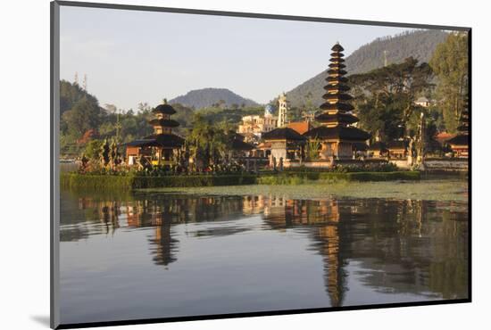 Indonesia, Bali. Water Temple Complex, Ulun Danu Temple in Lake Bratan-Emily Wilson-Mounted Photographic Print