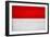 Indonesia Flag Design with Wood Patterning - Flags of the World Series-Philippe Hugonnard-Framed Art Print