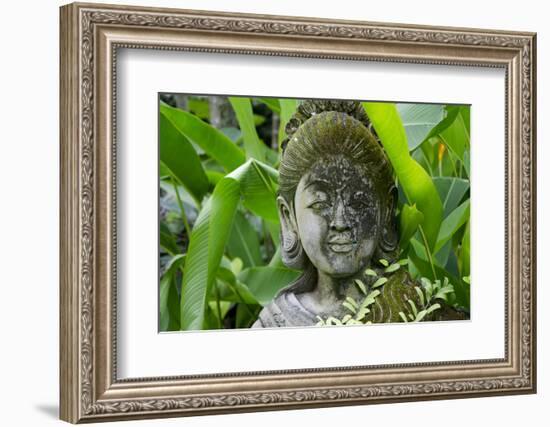 Indonesia, Island of Lombok. Garden Sculpture at the Sheraton Hotel-Cindy Miller Hopkins-Framed Photographic Print