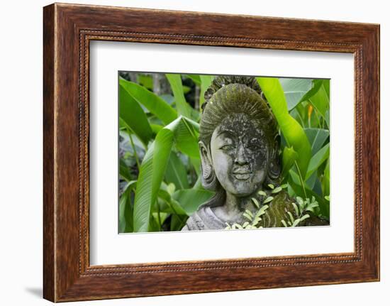 Indonesia, Island of Lombok. Garden Sculpture at the Sheraton Hotel-Cindy Miller Hopkins-Framed Photographic Print