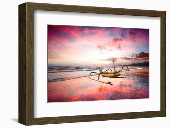 Indonesia Sunset-Marco Carmassi-Framed Photographic Print