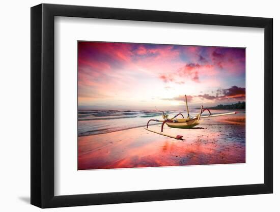 Indonesia Sunset-Marco Carmassi-Framed Photographic Print