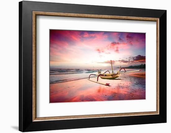 Indonesia Sunset-Marco Carmassi-Framed Photographic Print