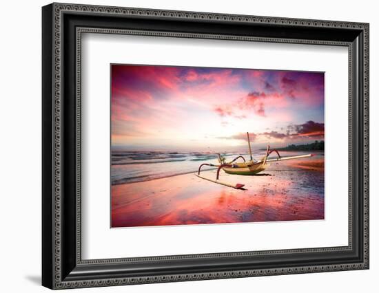 Indonesia Sunset-Marco Carmassi-Framed Photographic Print