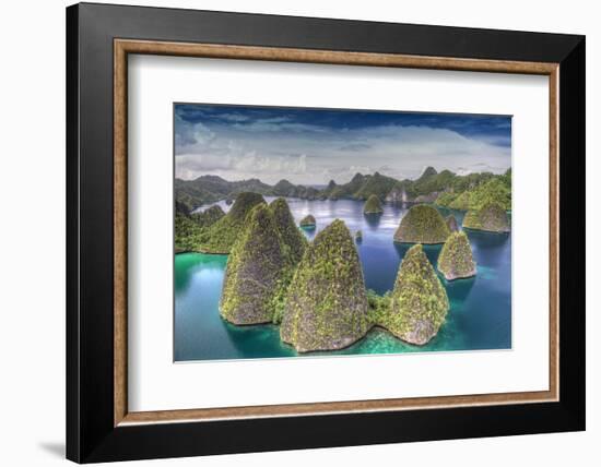 Indonesia, West Papua, Raja Ampat. Wayag Island Landscape-Jaynes Gallery-Framed Photographic Print