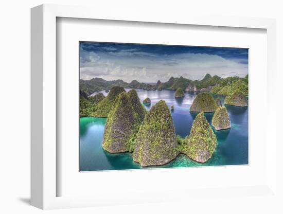 Indonesia, West Papua, Raja Ampat. Wayag Island Landscape-Jaynes Gallery-Framed Photographic Print