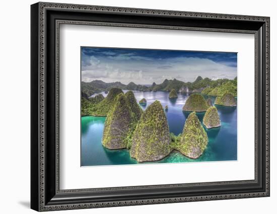 Indonesia, West Papua, Raja Ampat. Wayag Island Landscape-Jaynes Gallery-Framed Photographic Print