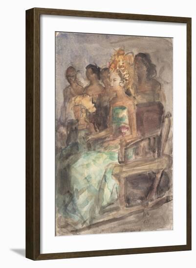 Indonesian Princess, 1890-Isaac Israëls-Framed Giclee Print