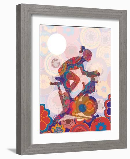 Indoor Cycling-Teofilo Olivieri-Framed Giclee Print