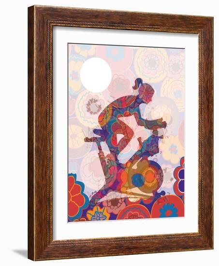 Indoor Cycling-Teofilo Olivieri-Framed Giclee Print