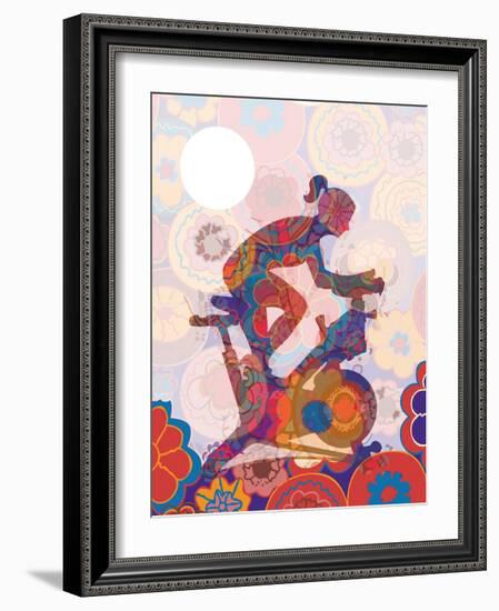 Indoor Cycling-Teofilo Olivieri-Framed Giclee Print