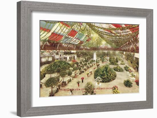 Indoor Flower Show-null-Framed Art Print