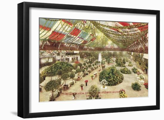 Indoor Flower Show-null-Framed Art Print