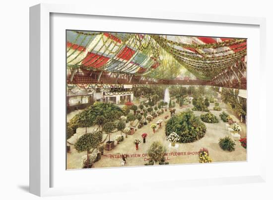 Indoor Flower Show-null-Framed Art Print