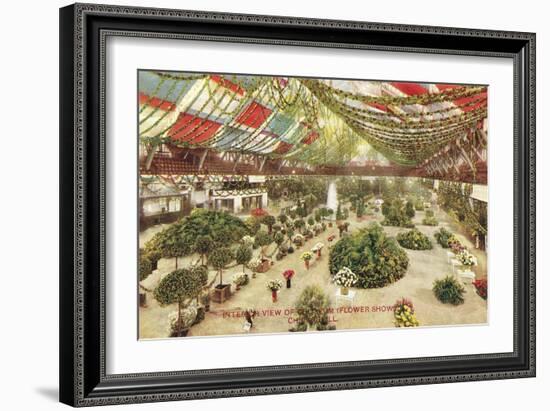 Indoor Flower Show-null-Framed Art Print