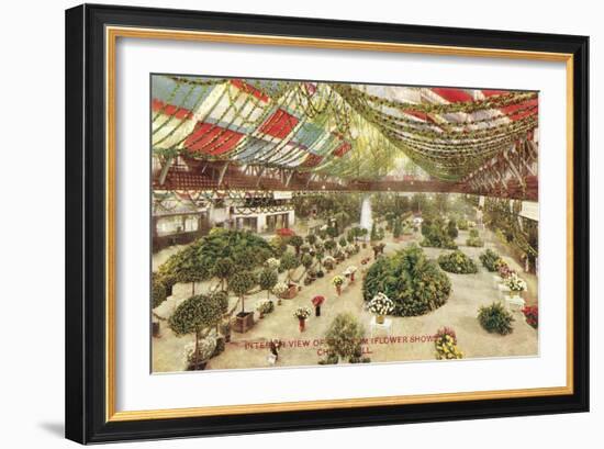 Indoor Flower Show-null-Framed Art Print