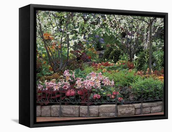 Indoor Garden, Krohn Conservatory, Cincinatti, Ohio, USA-Adam Jones-Framed Premier Image Canvas