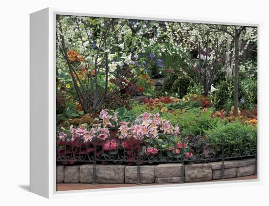 Indoor Garden, Krohn Conservatory, Cincinatti, Ohio, USA-Adam Jones-Framed Premier Image Canvas