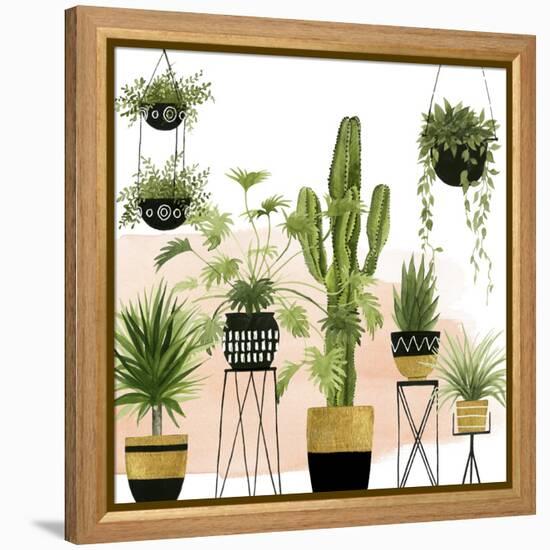 Indoor Oasis I-Grace Popp-Framed Stretched Canvas