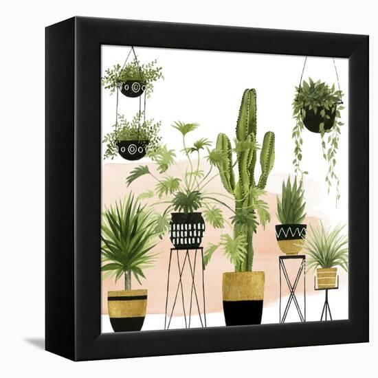 Indoor Oasis I-Grace Popp-Framed Stretched Canvas