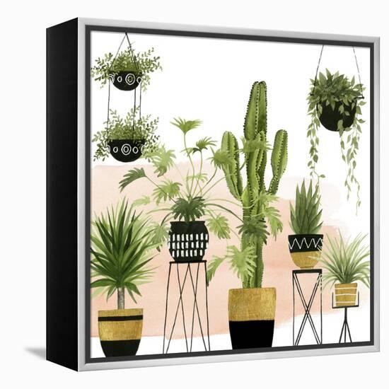 Indoor Oasis I-Grace Popp-Framed Stretched Canvas