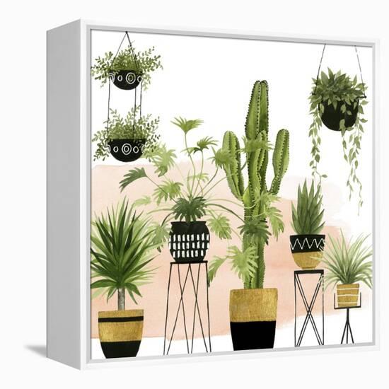 Indoor Oasis I-Grace Popp-Framed Stretched Canvas