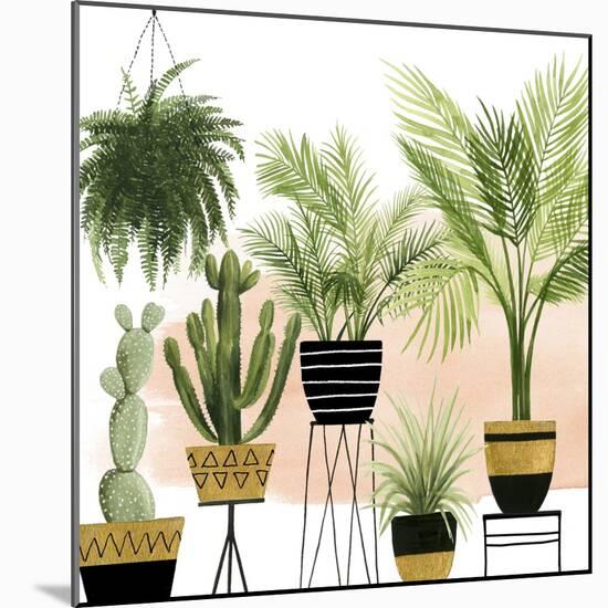 Indoor Oasis II-Grace Popp-Mounted Art Print