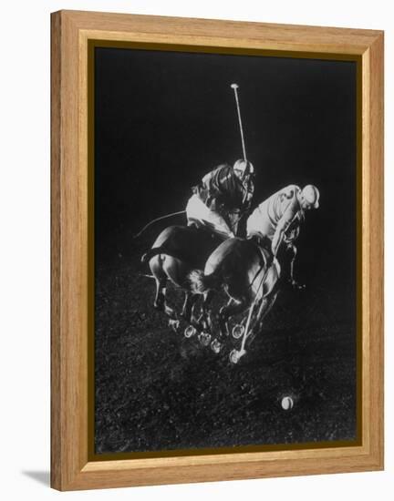 Indoor Polo at the Armory-Gjon Mili-Framed Premier Image Canvas