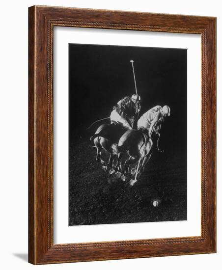 Indoor Polo at the Armory-Gjon Mili-Framed Photographic Print
