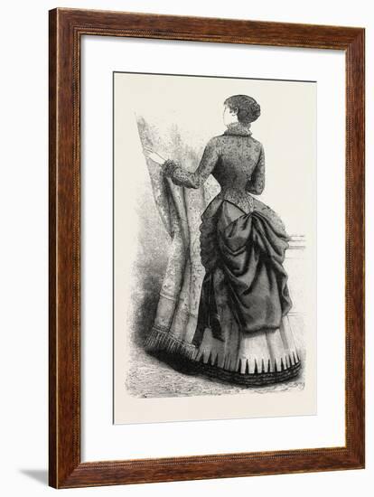 Indoor Toilette Back, Fashion, 1882-null-Framed Giclee Print