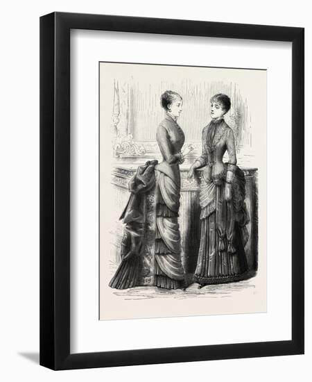 Indoor Toilettes, Fashion, 1882-null-Framed Giclee Print