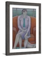Indulgent Mistress Woman and Dog-Ruth Addinall-Framed Giclee Print