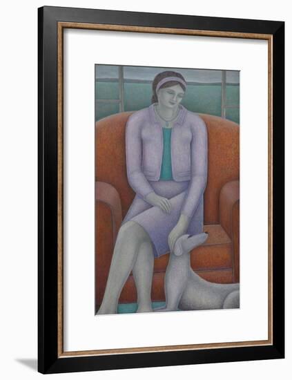 Indulgent Mistress Woman and Dog-Ruth Addinall-Framed Giclee Print