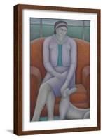 Indulgent Mistress Woman and Dog-Ruth Addinall-Framed Giclee Print