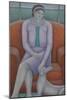 Indulgent Mistress Woman and Dog-Ruth Addinall-Mounted Giclee Print