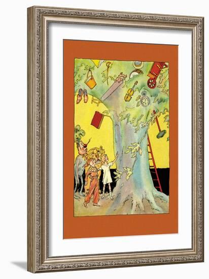 Indus Tree With Collection of Articles-John R. Neill-Framed Art Print