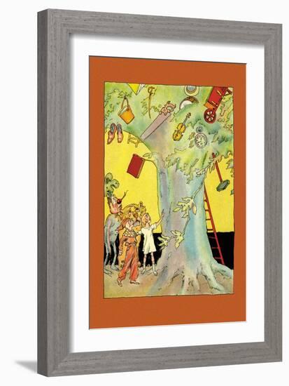 Indus Tree With Collection of Articles-John R. Neill-Framed Art Print