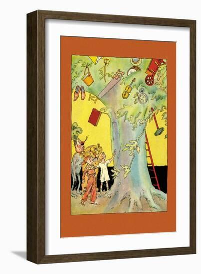 Indus Tree With Collection of Articles-John R. Neill-Framed Art Print