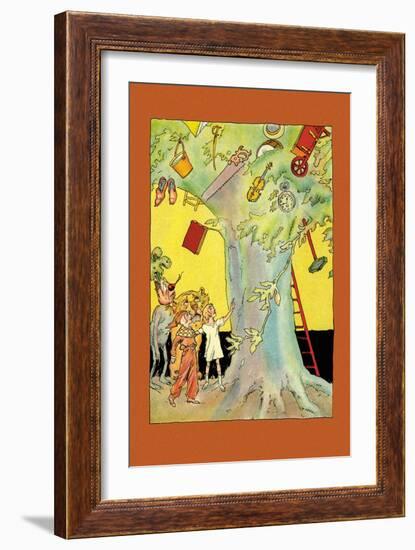 Indus Tree With Collection of Articles-John R. Neill-Framed Art Print