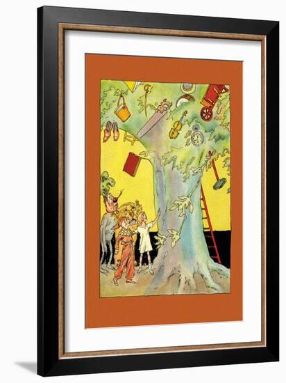 Indus Tree With Collection of Articles-John R. Neill-Framed Art Print