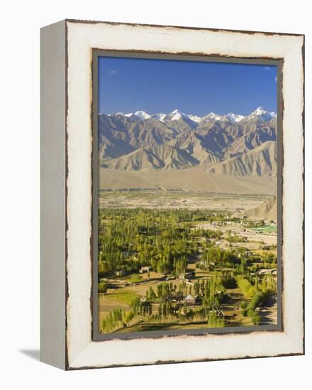 Indus Valley and Stok-Kangri Massif, Leh, Ladakh, Indian Himalayas, India, Asia-Jochen Schlenker-Framed Premier Image Canvas