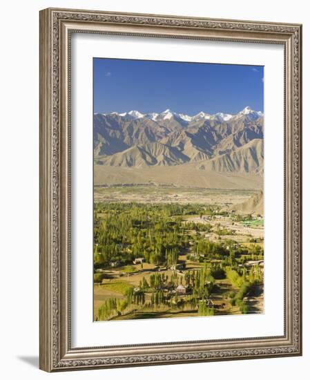 Indus Valley and Stok-Kangri Massif, Leh, Ladakh, Indian Himalayas, India, Asia-Jochen Schlenker-Framed Photographic Print