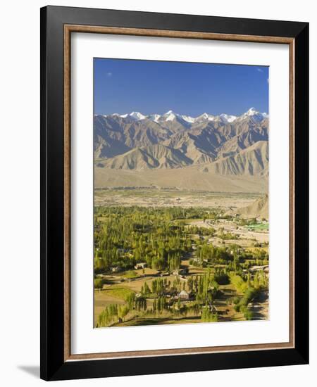 Indus Valley and Stok-Kangri Massif, Leh, Ladakh, Indian Himalayas, India, Asia-Jochen Schlenker-Framed Photographic Print