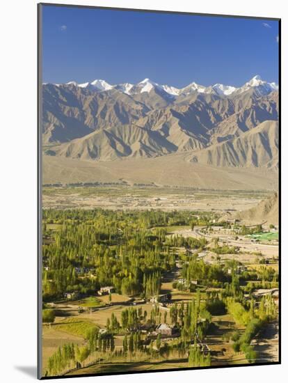Indus Valley and Stok-Kangri Massif, Leh, Ladakh, Indian Himalayas, India, Asia-Jochen Schlenker-Mounted Photographic Print